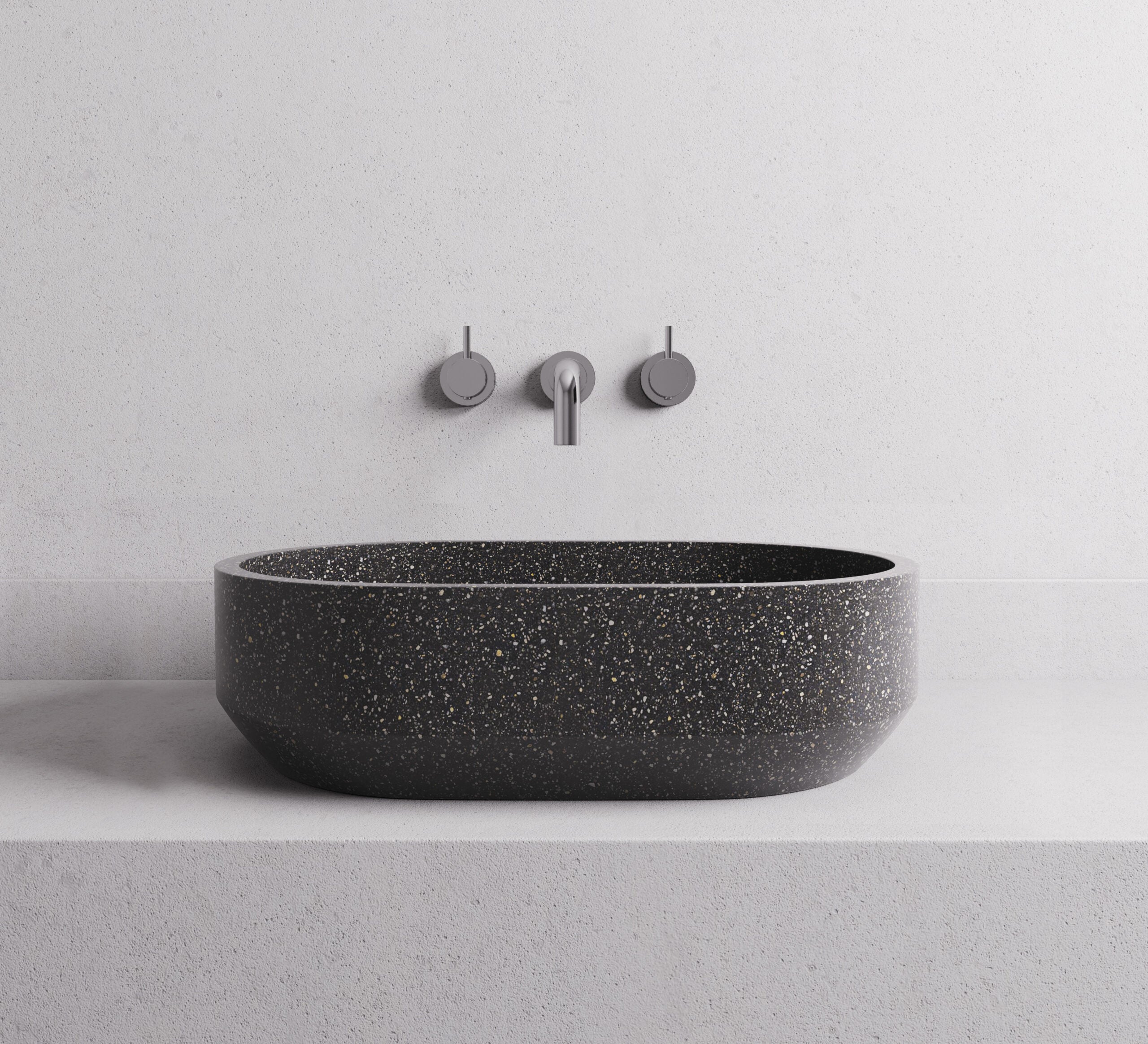 Madu Eden Oval Basin Small - Matte Black