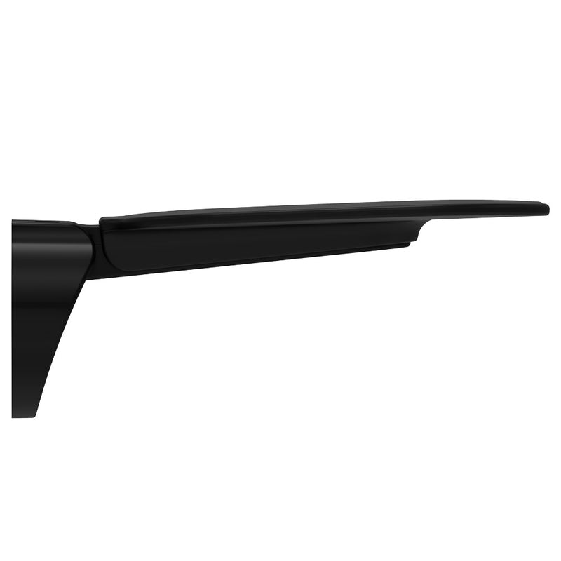 Fienza Care Folding Shower Seat, Matte Black Base, Satin Black Seat — image 3