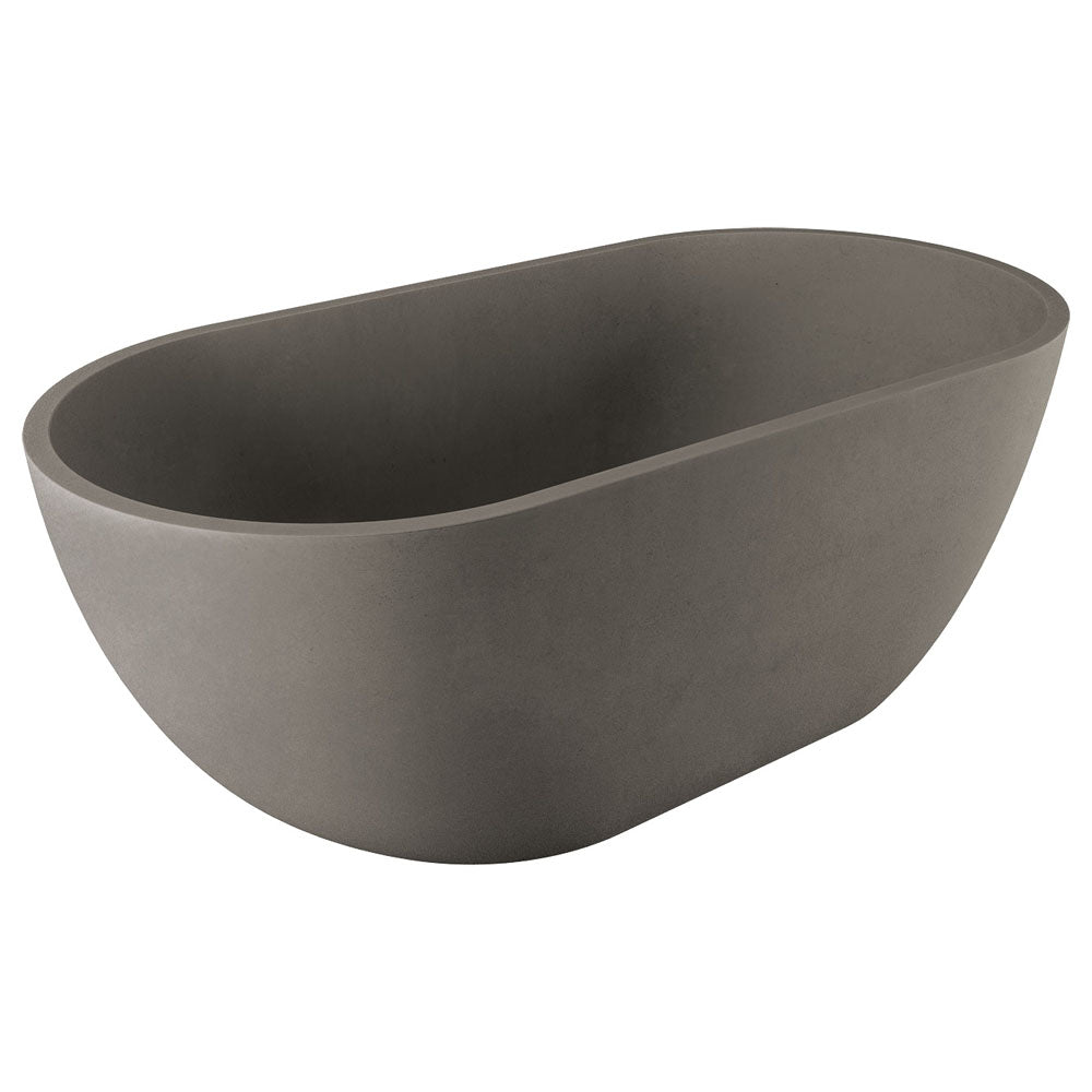Fienza Jada Concrete Bath Warm Grey