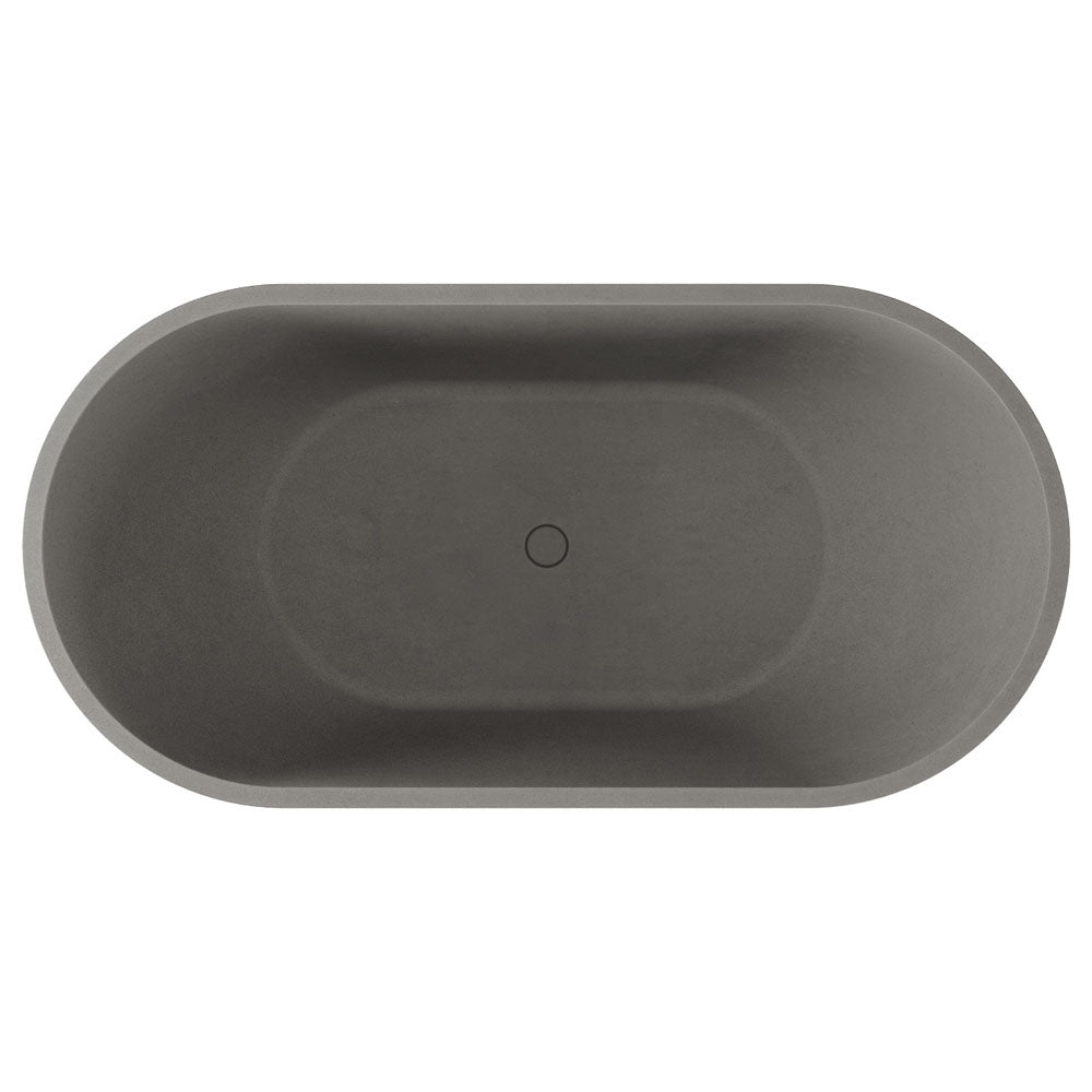 Fienza Jada Concrete Bath Warm Grey