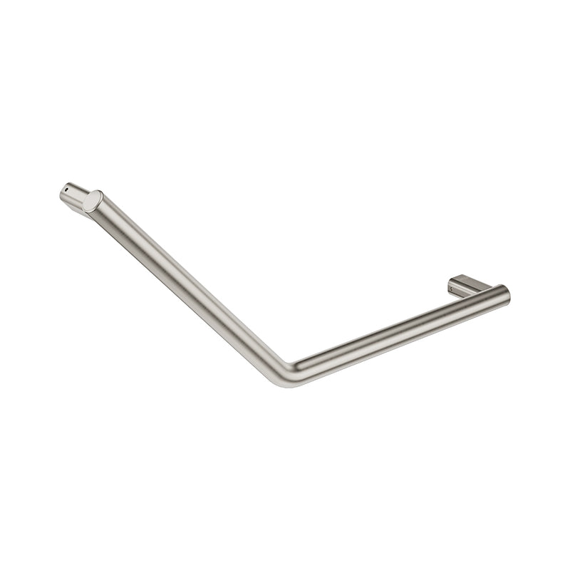 Fienza 135° Care Slimline Ambulant Care Reversible Left/Right Hand Grab Rail, Brushed Nickel — image 2