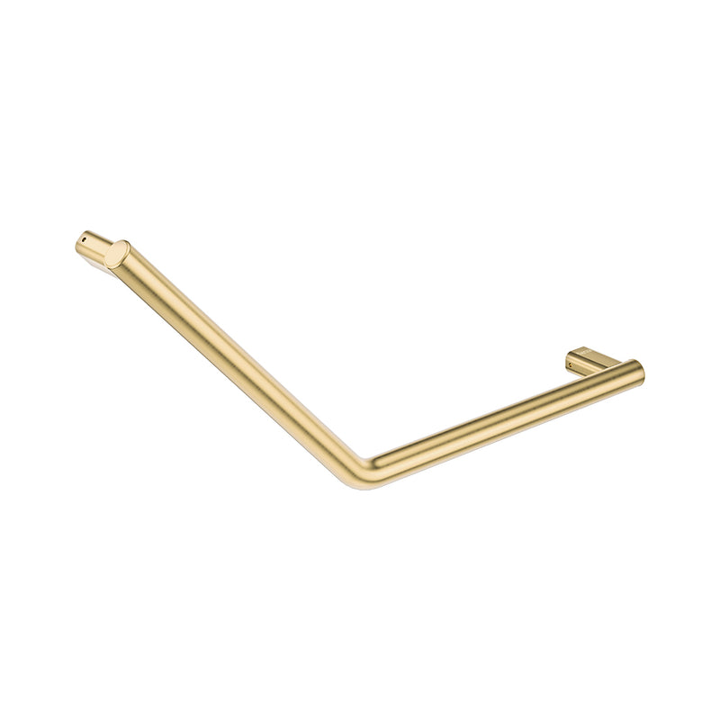 Fienza 135° Care Slimline Ambulant Care Reversible Left/Right Hand Grab Rail, Urban Brass — image 2