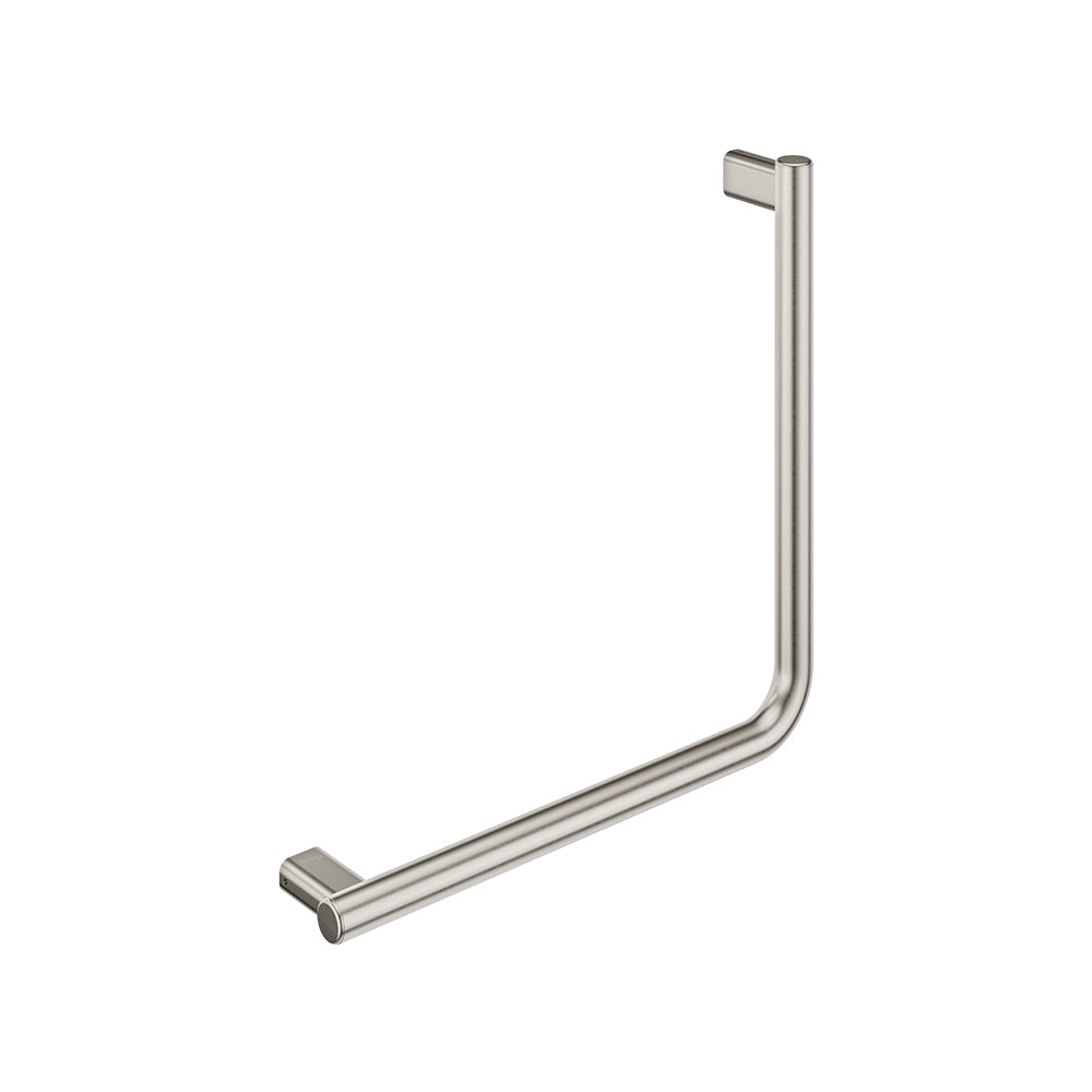 Fienza 90° Care Slimline Ambulant Care Hand Grab Rail, Brushed Nickel