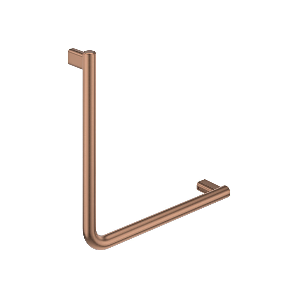Fienza 90° Care Slimline Ambulant Care Hand Grab Rail, Brushed Copper — image 2