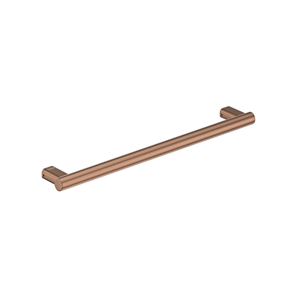 Fienza Care 600mm Slimline Hand Grab Rail - Brushed Copper
