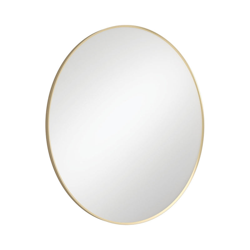 Reba Urban Brass Framed Round Mirror 800mm