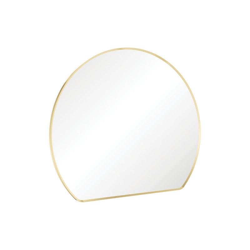 Fienza Sunrise Urban Brass Round Framed Mirror 800W x 690H mm