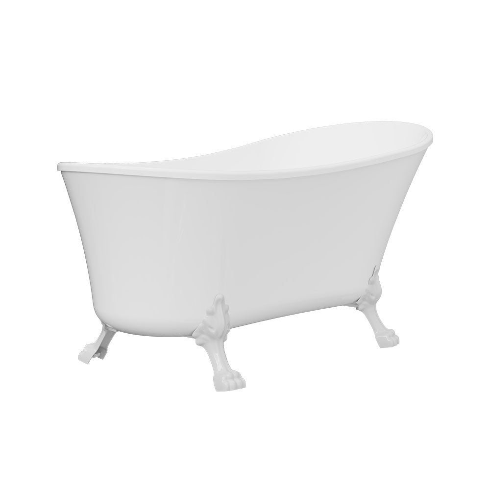 Fienza Clawfoot Acrylic Free Standing Bath Tub Chrome Feet