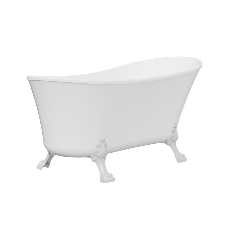 Fienza Clawfoot Acrylic Free Standing Bath Tub Chrome Feet