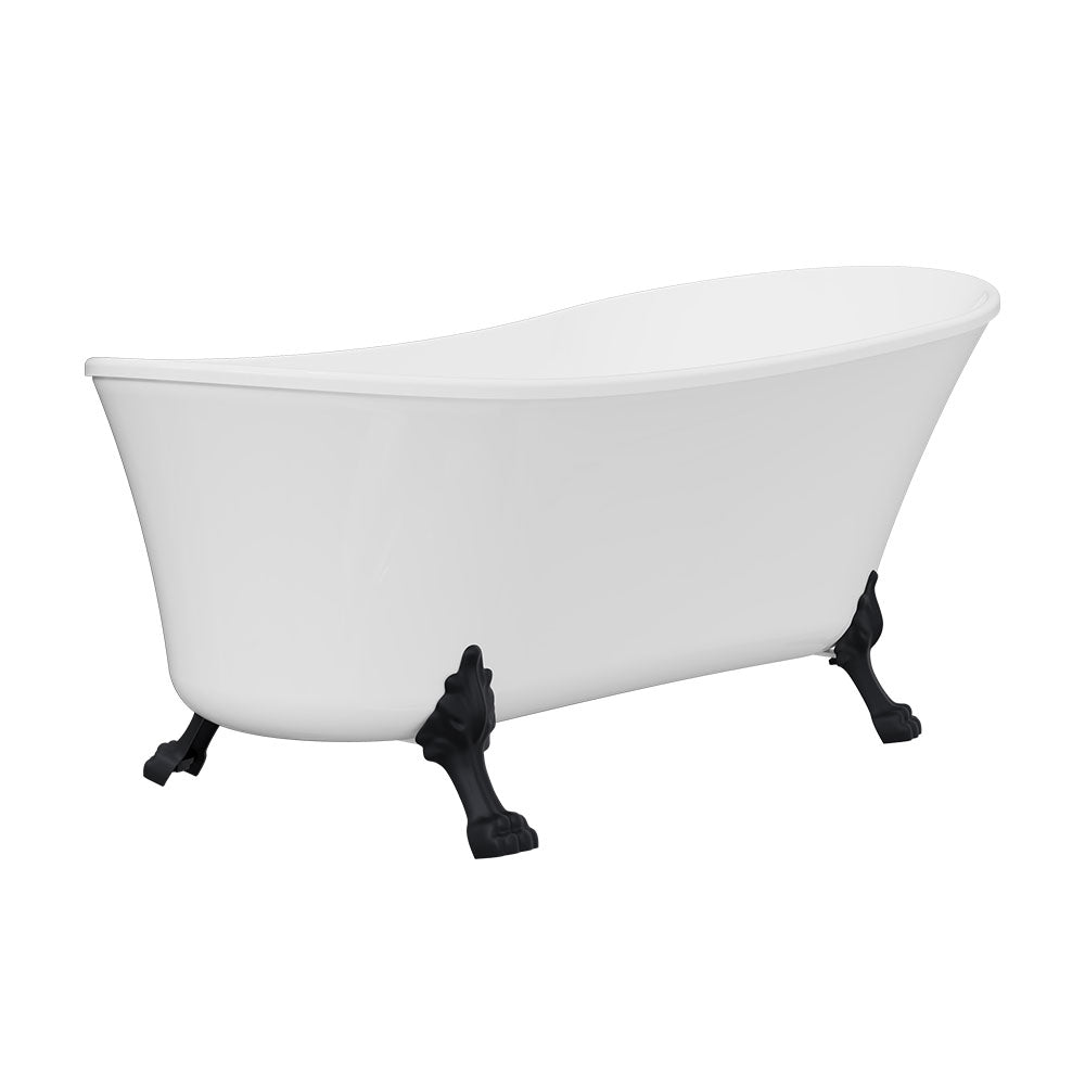 Fienza Clawfoot Acrylic Free Standing Bath Tub Chrome Feet