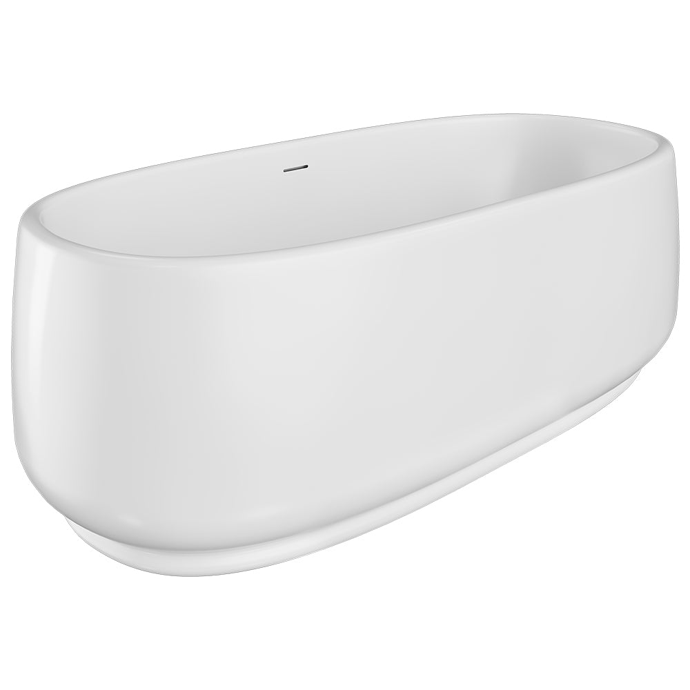 Fienza 1750mm Eden Freestanding Gloss White Acrylic Bath