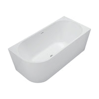 Ovia 1700mm Right Hand Corner Bath Tub - Gloss White