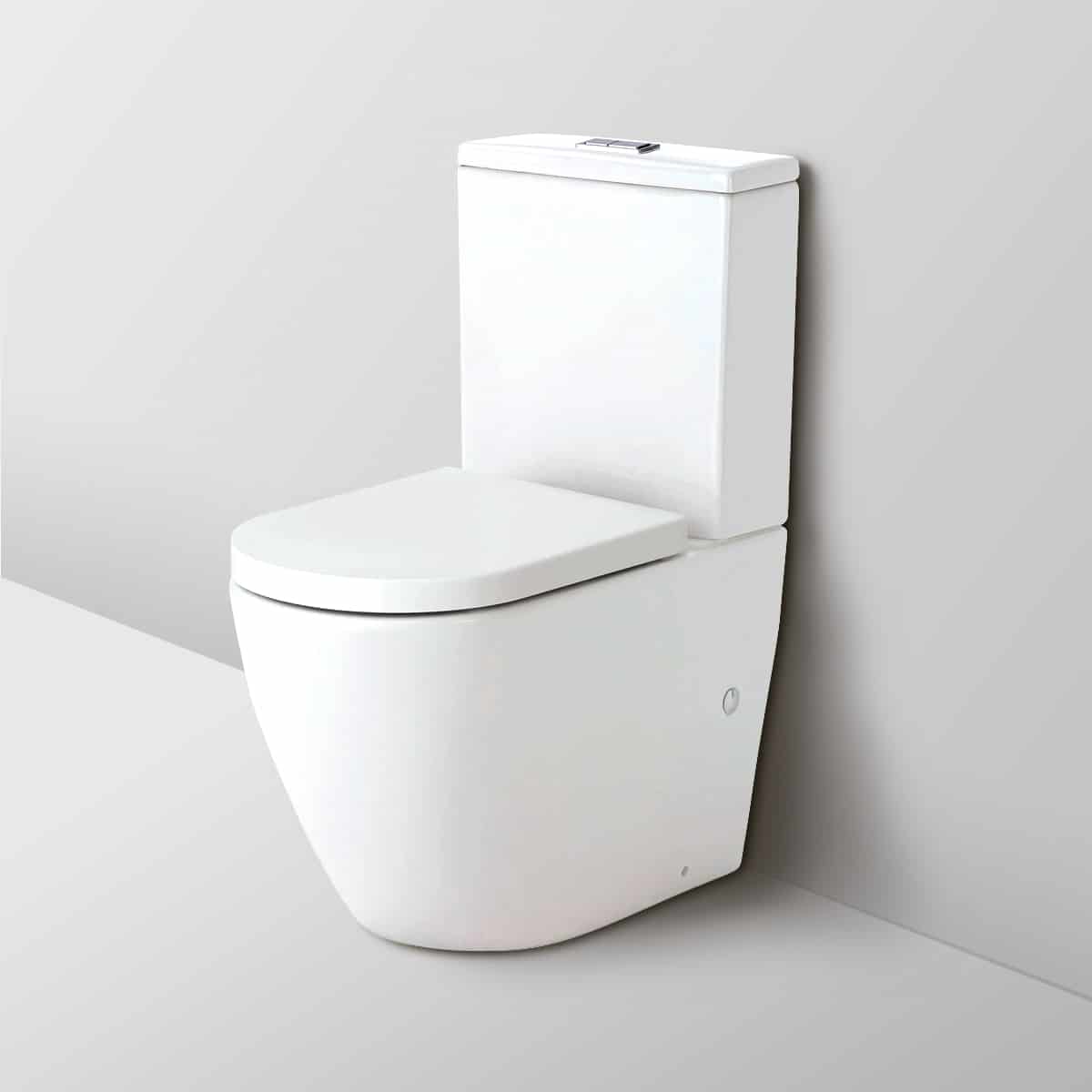Fienza KOKO Rimless Back-to-Wall Suite S Trap 160-230 Matte White