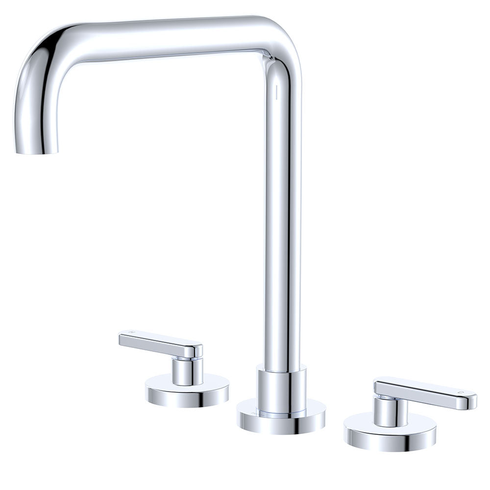 Fienza Kaya Squareline Hob Set - Lever Taps - Chrome 344106-LF