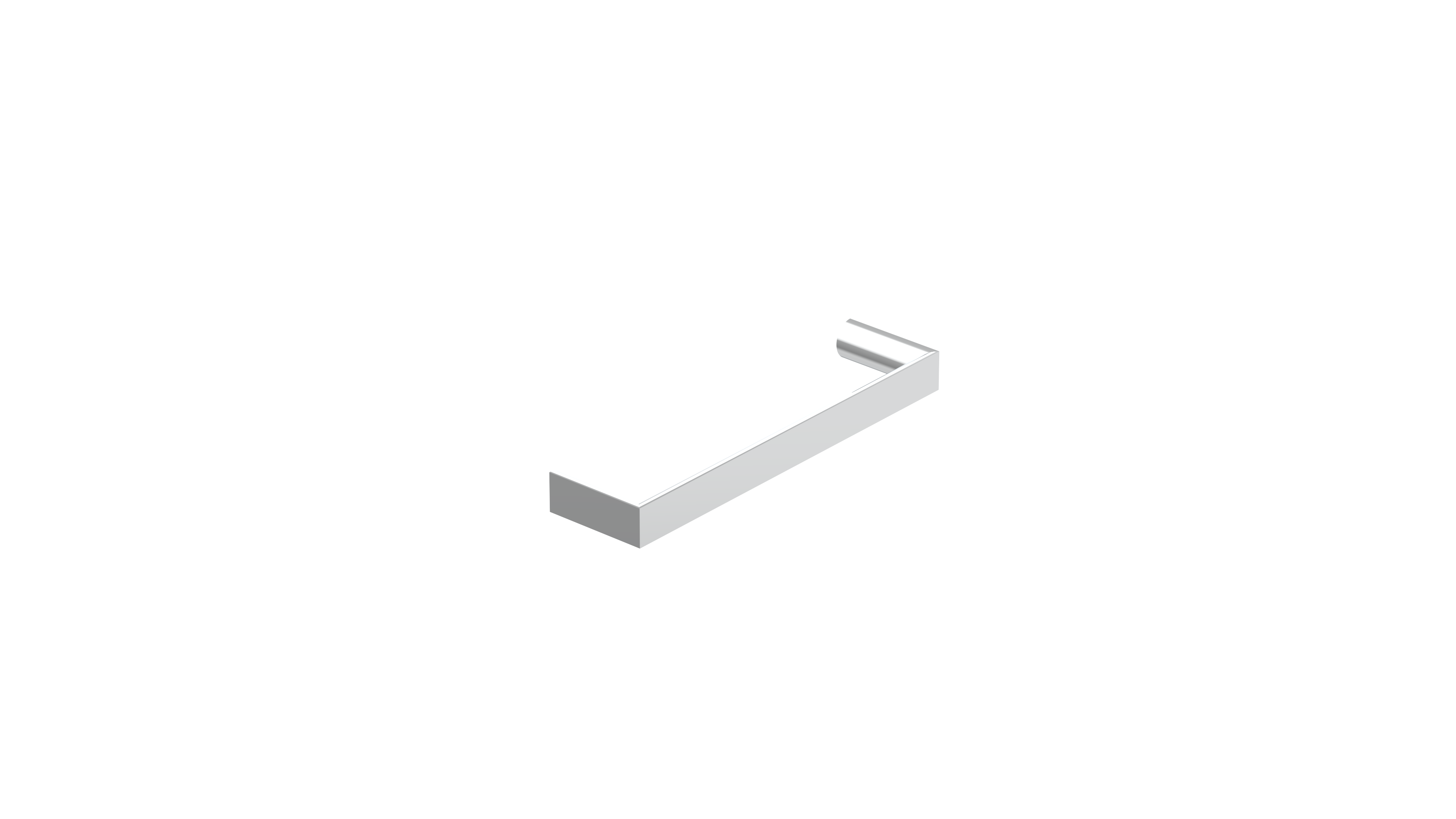 ADP Flat D 96cc Cabinet Handle Chrome