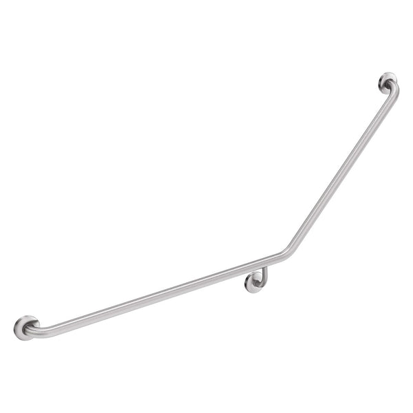 Fienza 40° Accessible Care Left-Hand Grab Rail, Stainless Steel