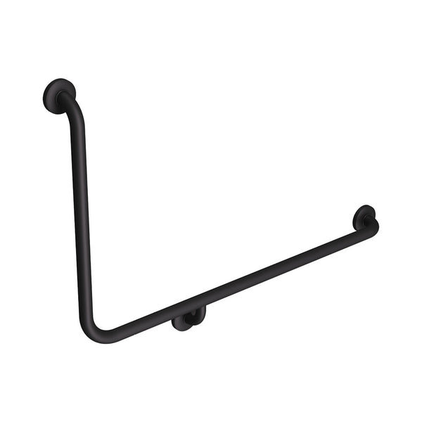 Fienza 90° Accessible Care Right-Hand Grab Rail - Matte Black