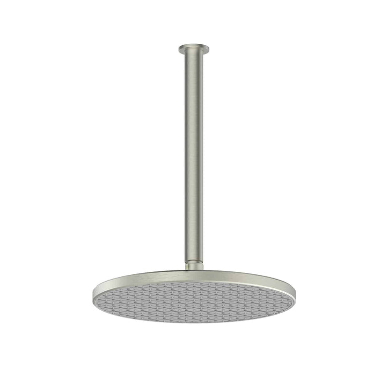 Greens Glide RainBoost Ceiling Shower  Brushed Nickel