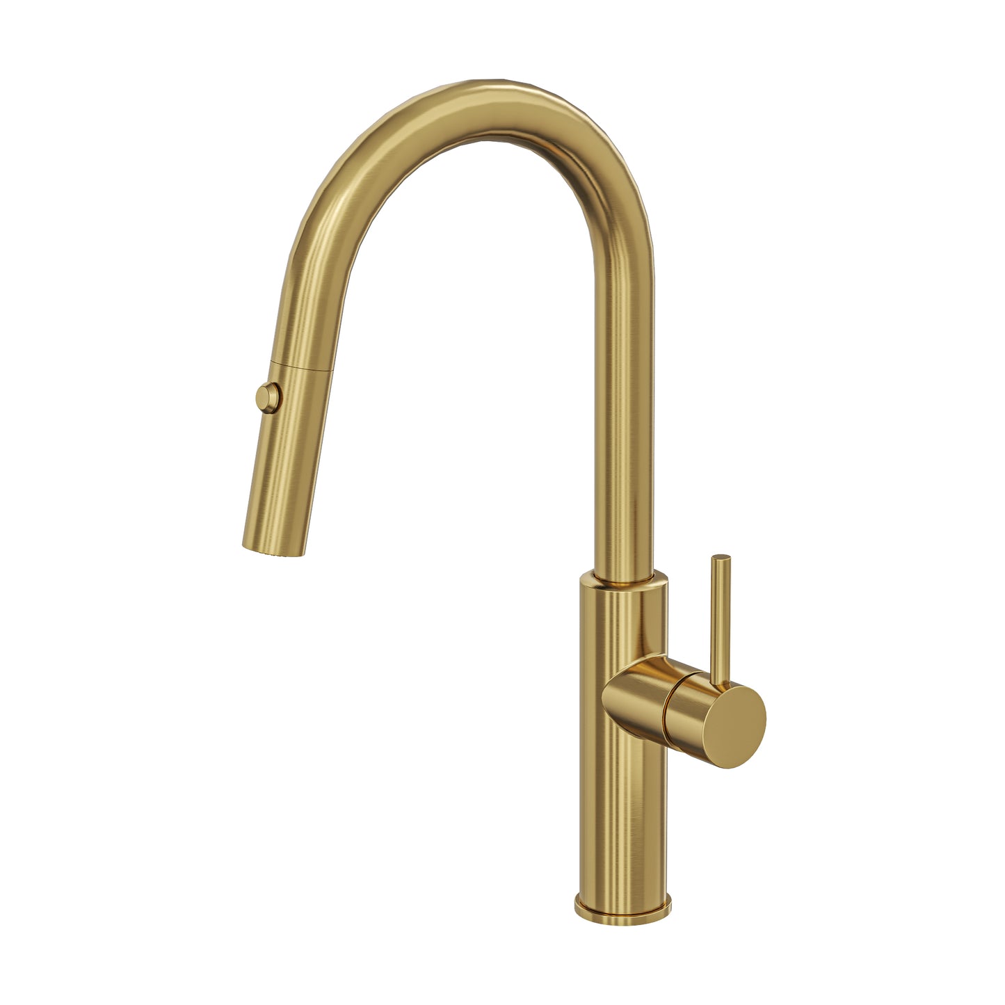 Linsol Halo S2 Pull Out Sink Mixer - Brushed Brass