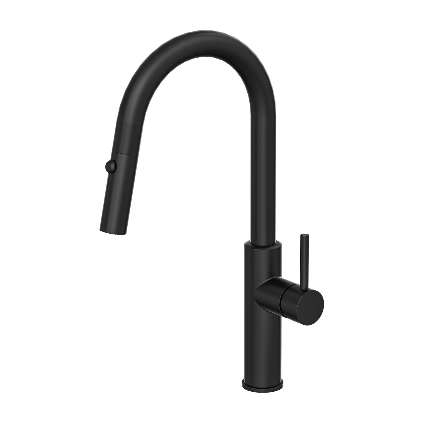 Linsol Halo S2 Pull Out Sink Mixer - Matte Black