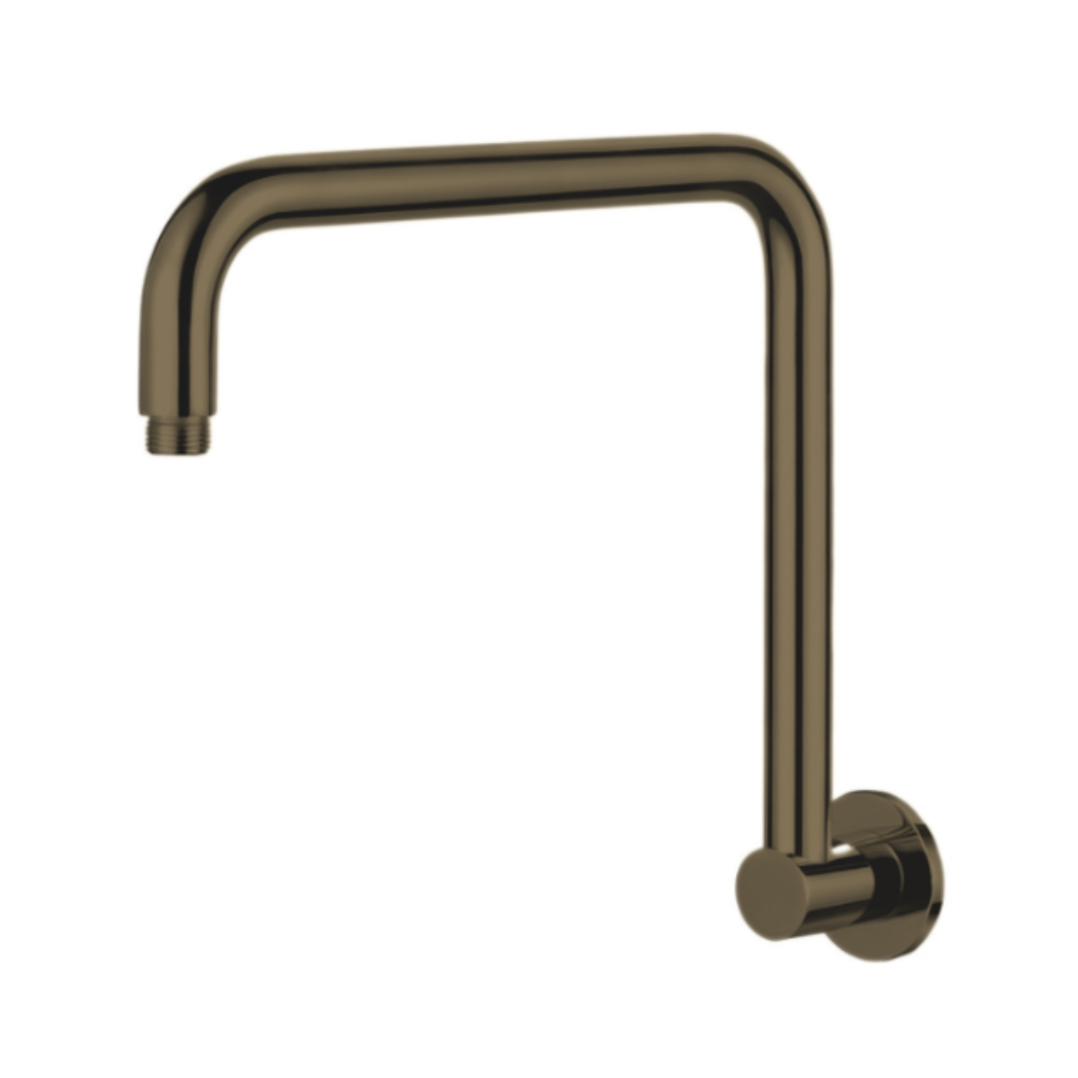 Star Mini Gooseneck Wall Shower Arm Antique Brass