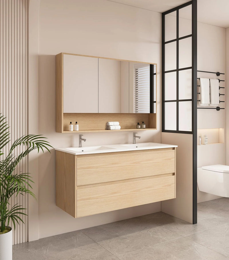 Hera 1200mm Wall Hung Vanity Tasmanian Oak