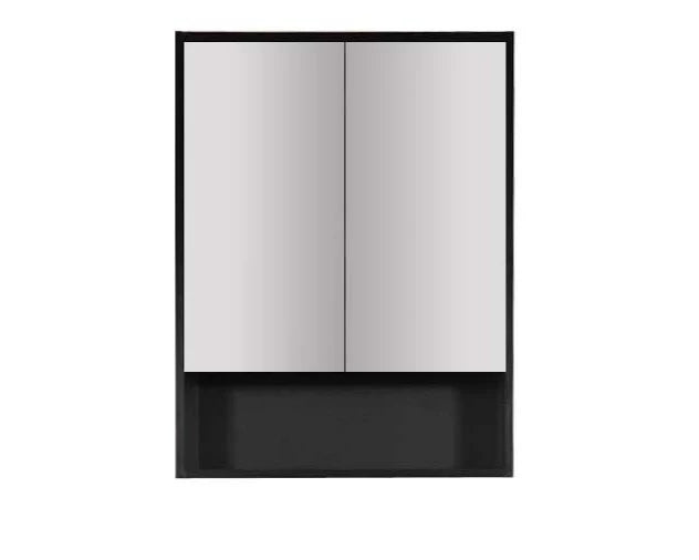 Hera 600mm Shaving Cabinet Black Oak