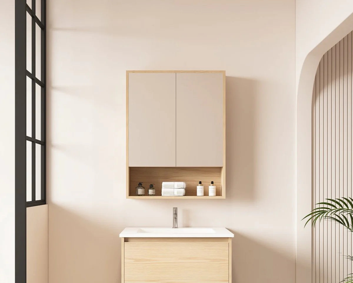 Hera 600mm Shaving Cabinet Tasmanian Oak