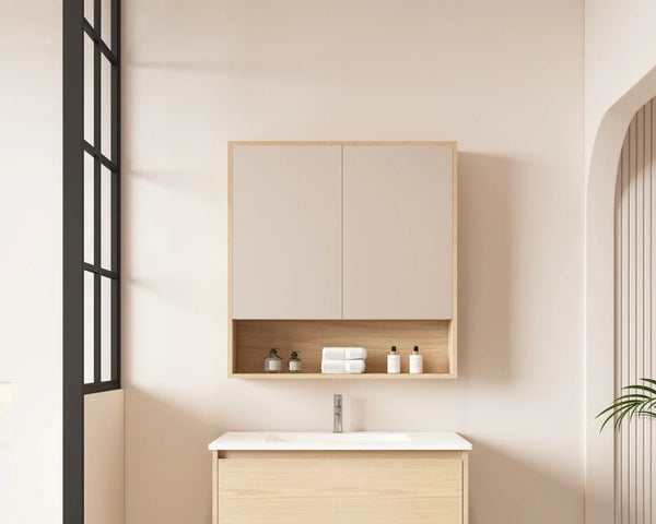 Hera 750mm Shaving Cabinet Tasmanian Oak