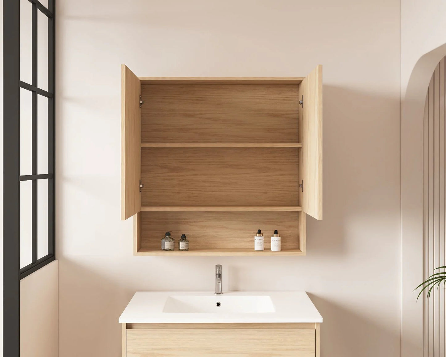 Hera 750mm Shaving Cabinet Tasmanian Oak