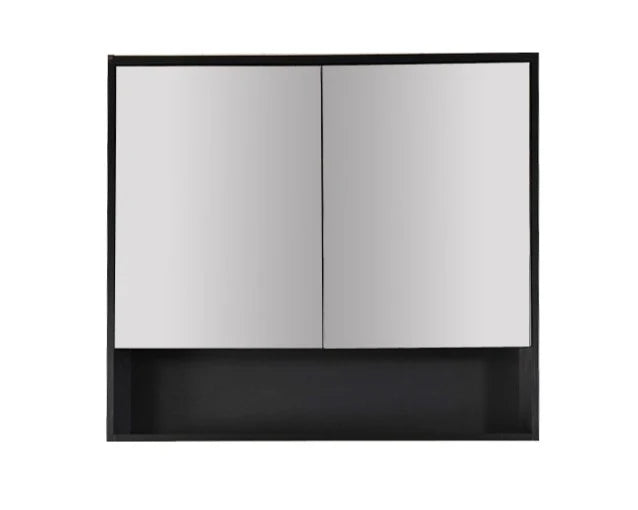 Hera 900mm Shaving Cabinet Black Oak