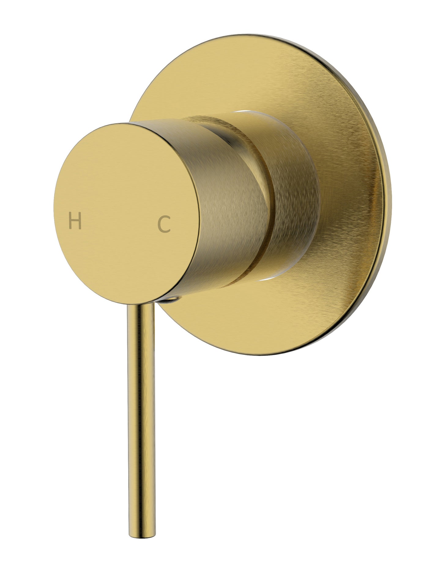 Ikon Hali Wall Mixer Shower Brushed Gold - Clearance