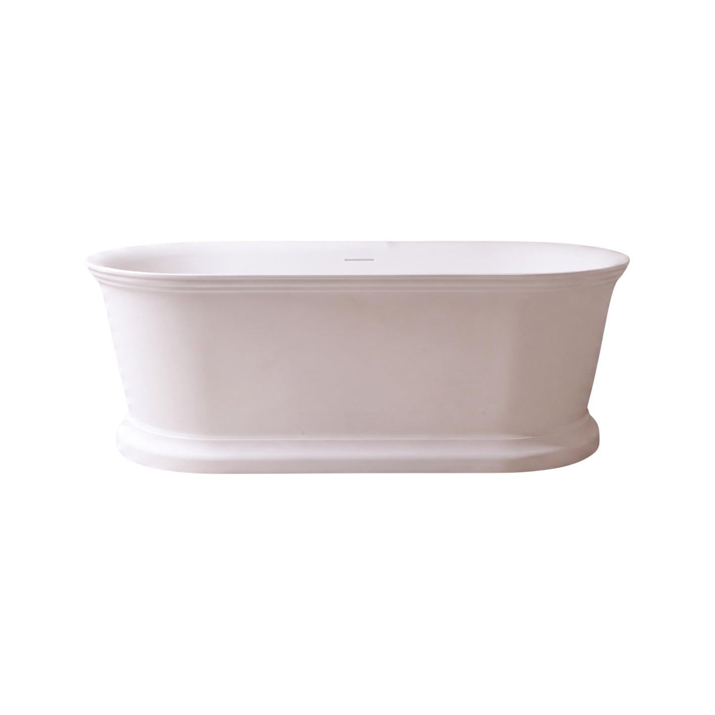 Ovia 1700mm Federation Hampton MATTE WHITE Freestanding Bath