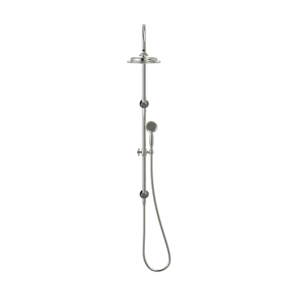 Meir Harrington Combination Shower Rail Brushed Nickel