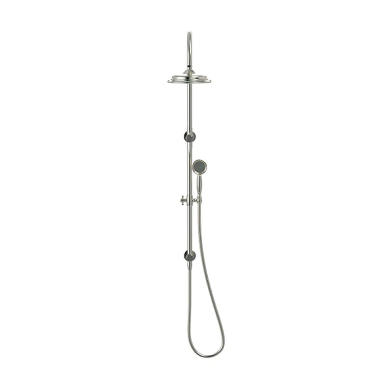 Meir Harrington Combination Shower Rail Brushed Nickel