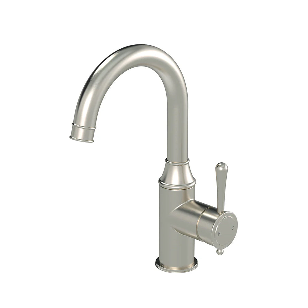 Meir Harrington Tall Basin Mixer Brushed Nickel
