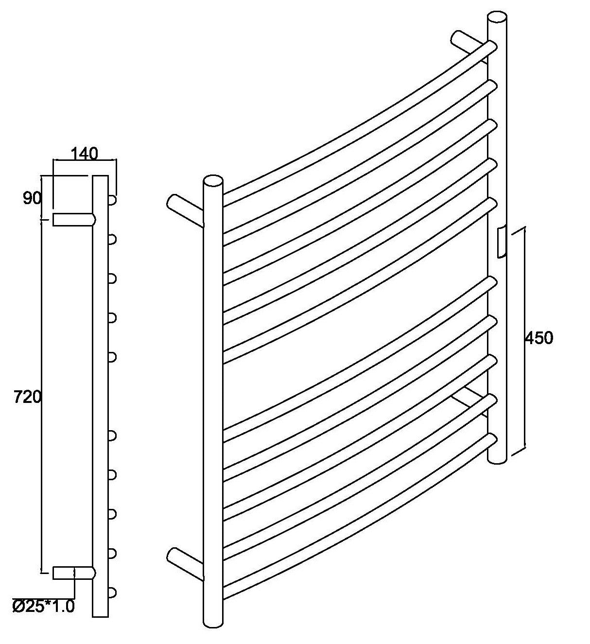 Hotwire Curve R10 Side on (Cropped close up)