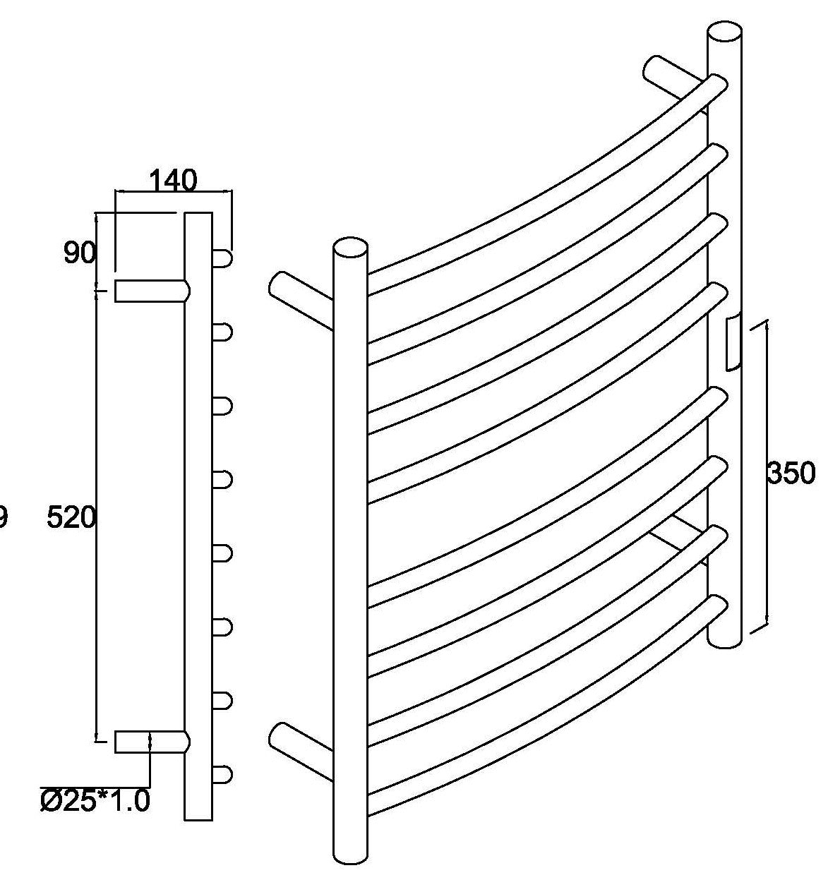 Hotwire Curve R8 side on