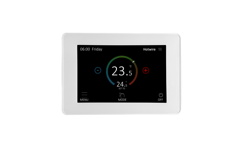 Hotwire WiFi Thermostat Dual  (White)