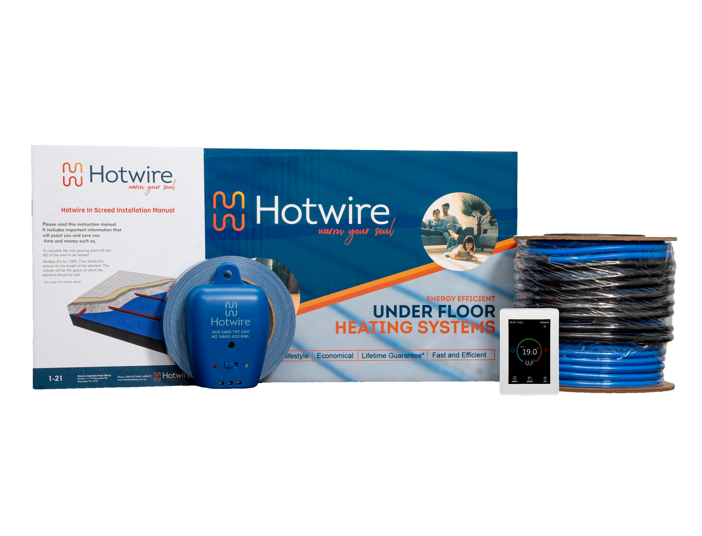 Hotwire In Screed Heating System 750 Watts 4.3-5.4m2
