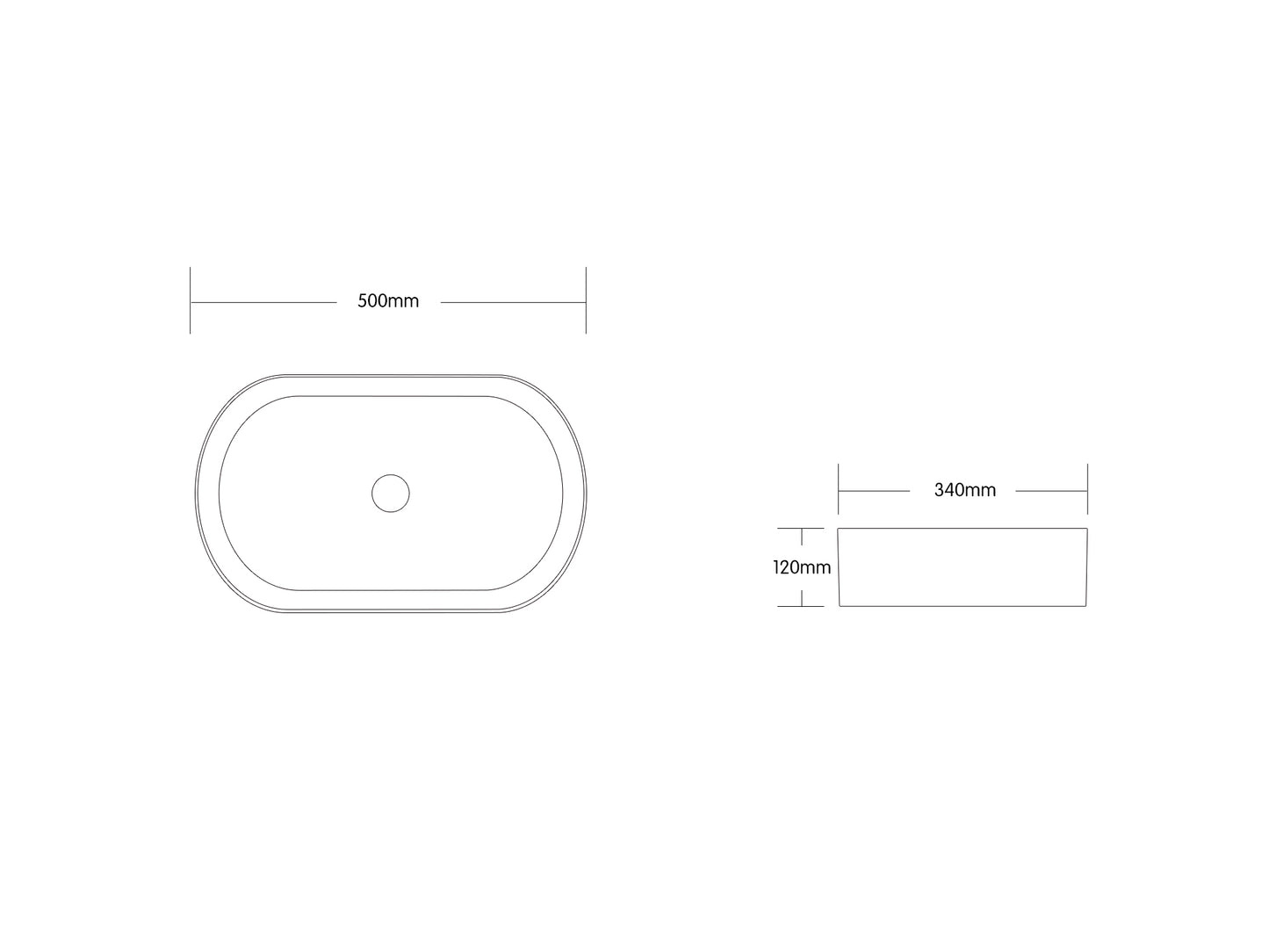 Matte White Carrara Above Counter Top Oval Pill Oval Shaped Basin