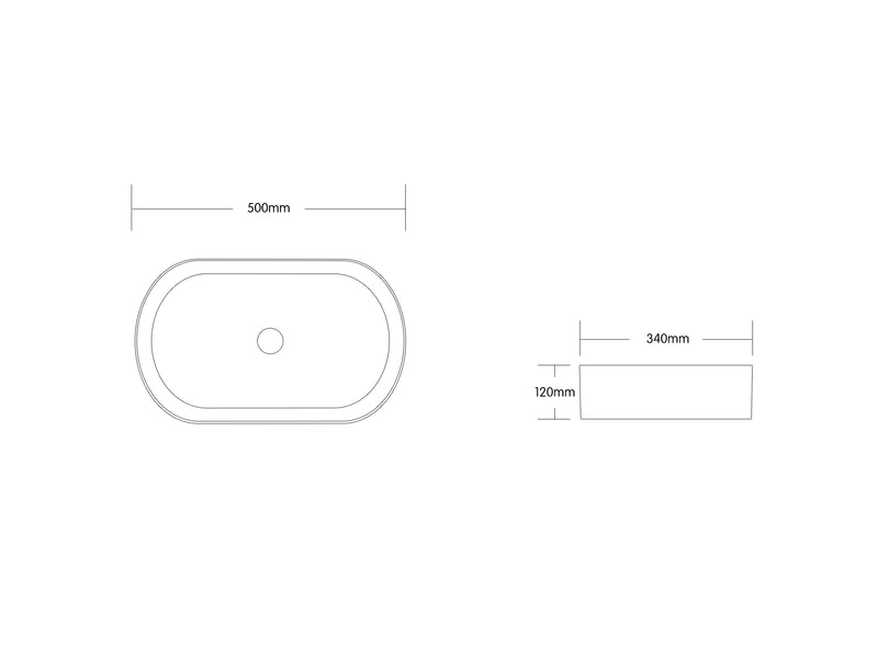 Matte White Carrara Above Counter Top Oval Pill Oval Shaped Basin