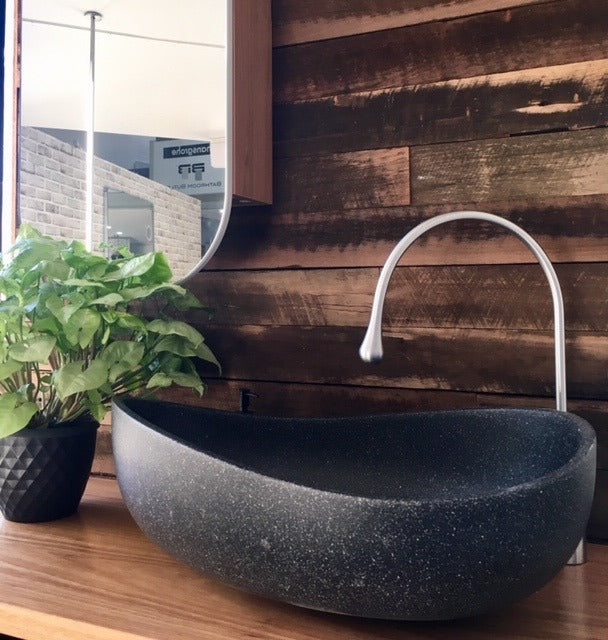 Pietra Bianca Stone Onda Stone Basin 600mm