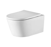 Geberit Oliveri Oslo Wall-Hung Rimless Toilet Suite Colour Round Button