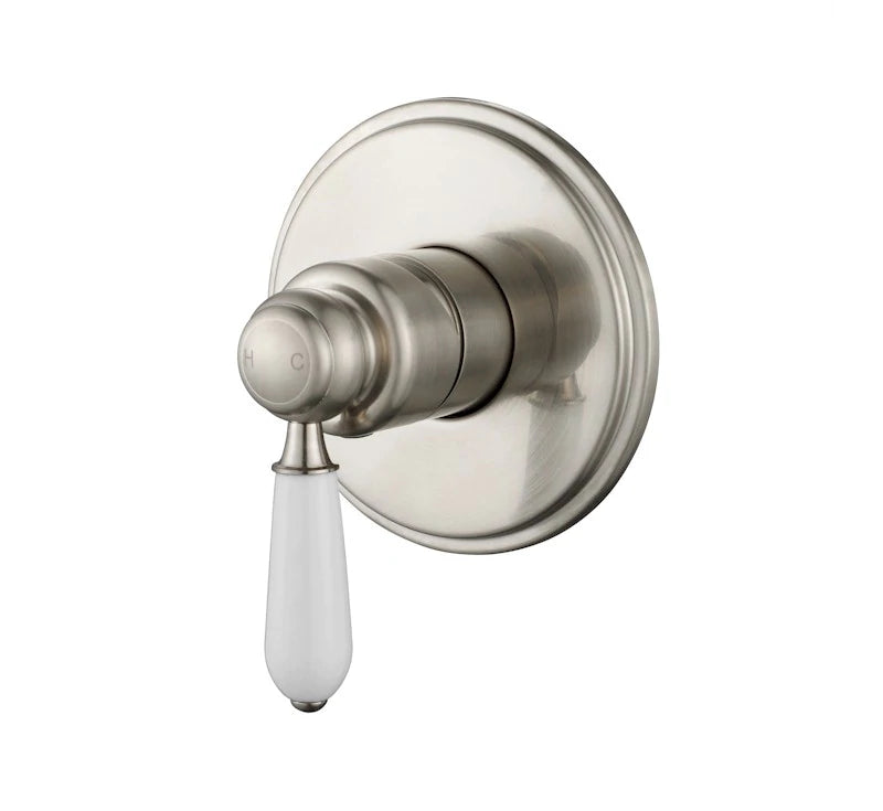 Modern National Bordeaux Shower Mixer Warm Brushed Nickel