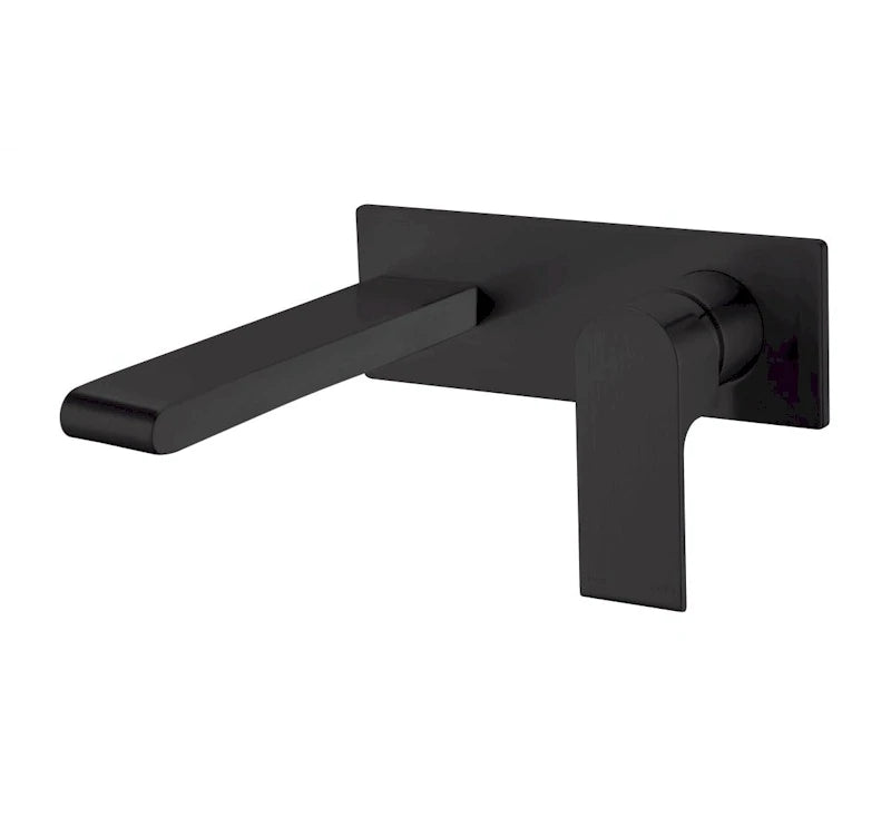 Nero Bianca Wall Basin Mixer Matte Black