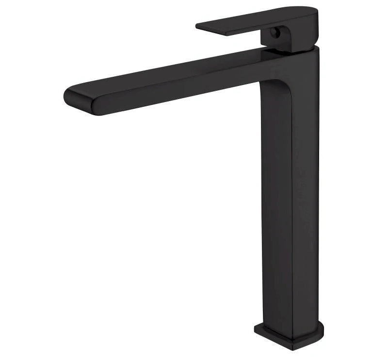 Nero Bianca Tall Basin Mixer Matte Black