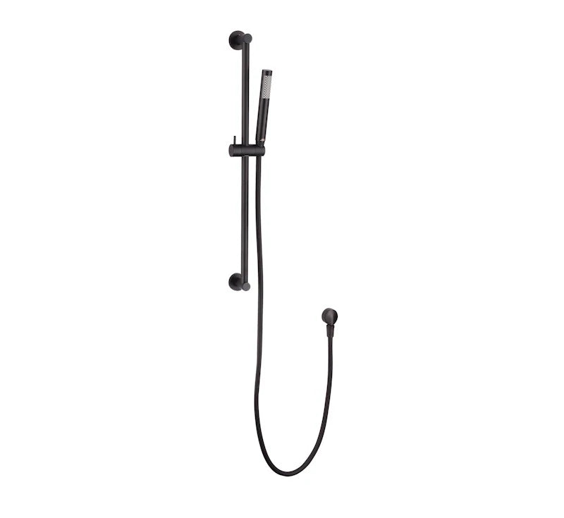 Modern National Star Hand Shower On Rail Matte Black