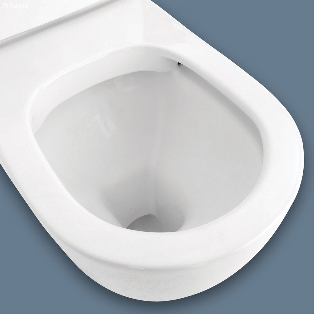 Fienza KOKO Rimless Back-to-Wall Suite S Trap 160-230 Matte White