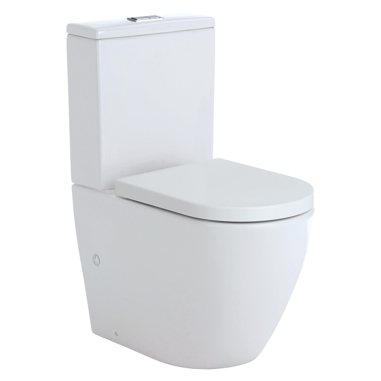 Fienza KOKO Rimless Back-to-Wall Suite S Trap 160-230 Matte White